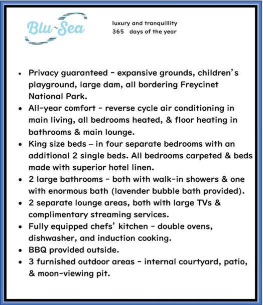 Blu-Sea 365 Villa Bicheno Ngoại thất bức ảnh